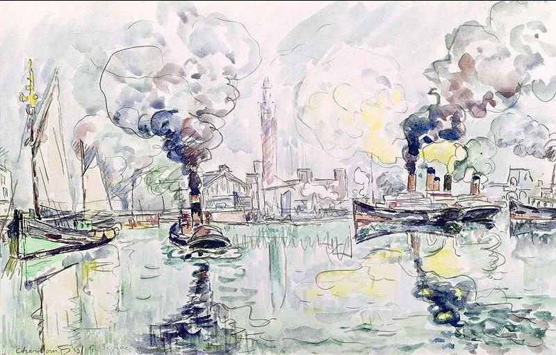 Paul Signac Cherbourg oil painting picture